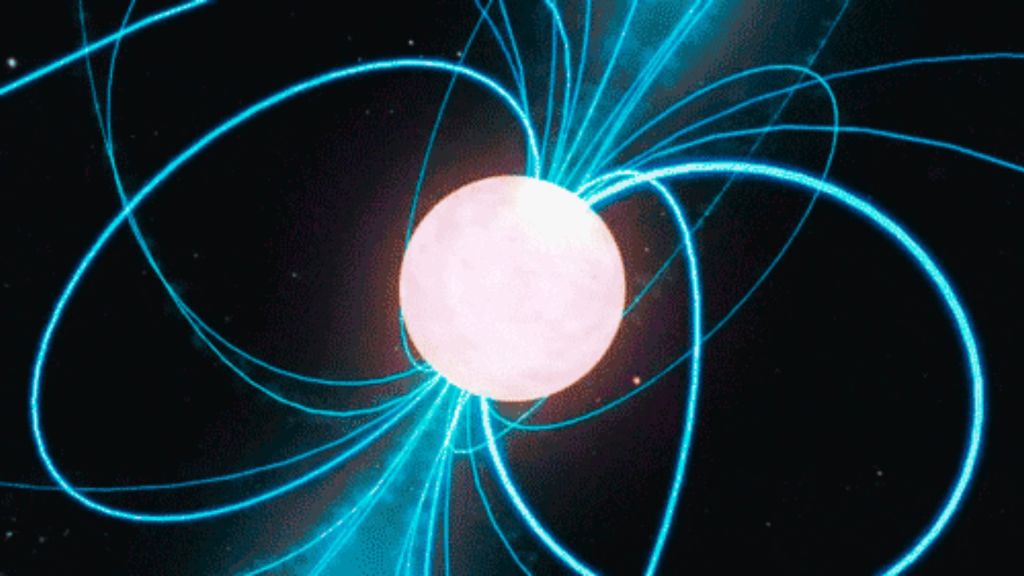 Illustration of a Neutron Star. (Image Credit: NASA GSFC).
